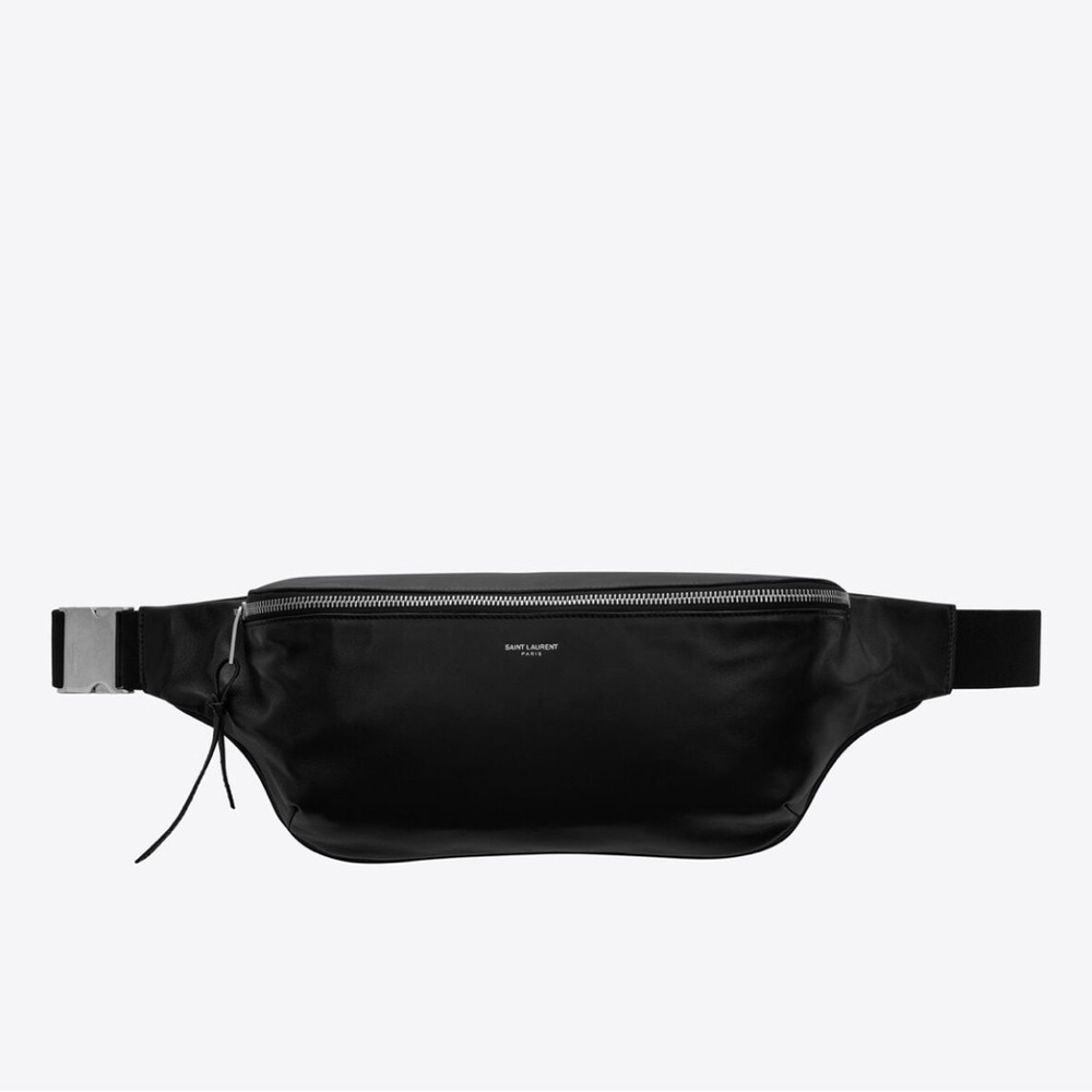 CITY SAINT LAURENT CROSSBODY BAG IN LAMBSKIN AND COTTON.USED.Very good condition
